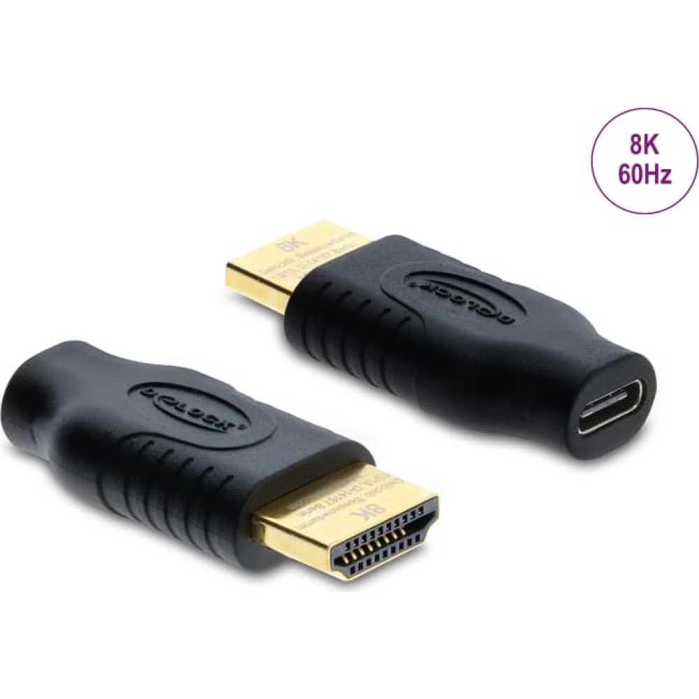 Delock USB Type-C&trade; to HDMI Adapter (DP Alt Mode) 8K 60 Hz with HDR and HDCP