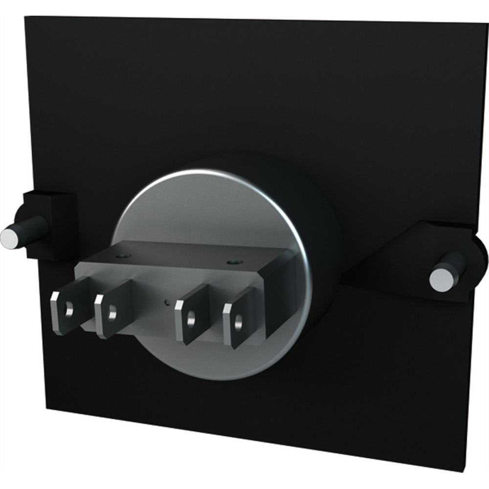 Bachmann frame 1xbutton stainless steel