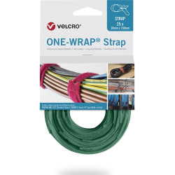 Velcro &reg; One Wrap&reg; Strap 20mm x 230mm, 25 St&uuml;ck, gr&uuml;n