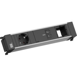 Bachmann POWER FRAME 1xCEE7/3, 1xUSB C/C 100W 1xCM L=0.2m