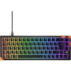 Cherry K5 PRO TMR COMPACT tastatūra Speļu USB QWERTZ Vācu Melns, Oranžs