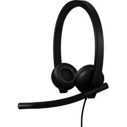 Logitech H570e Headset Wired Head-band Office/Call center USB Type-C Black