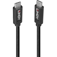 Lindy 1.5m USB 3.2 Type C Cable, 20Gbps, 100W PD, GRS