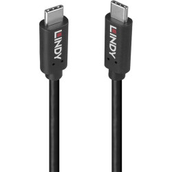 Lindy 1.5m USB 3.2 Type C Cable, 20Gbps, 100W PD, GRS