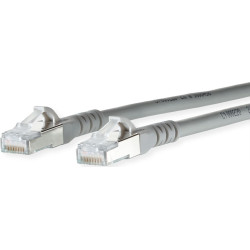 Metz Connect Patchkabel Cat.6A AWG 26, LSOH, grau, 3 m