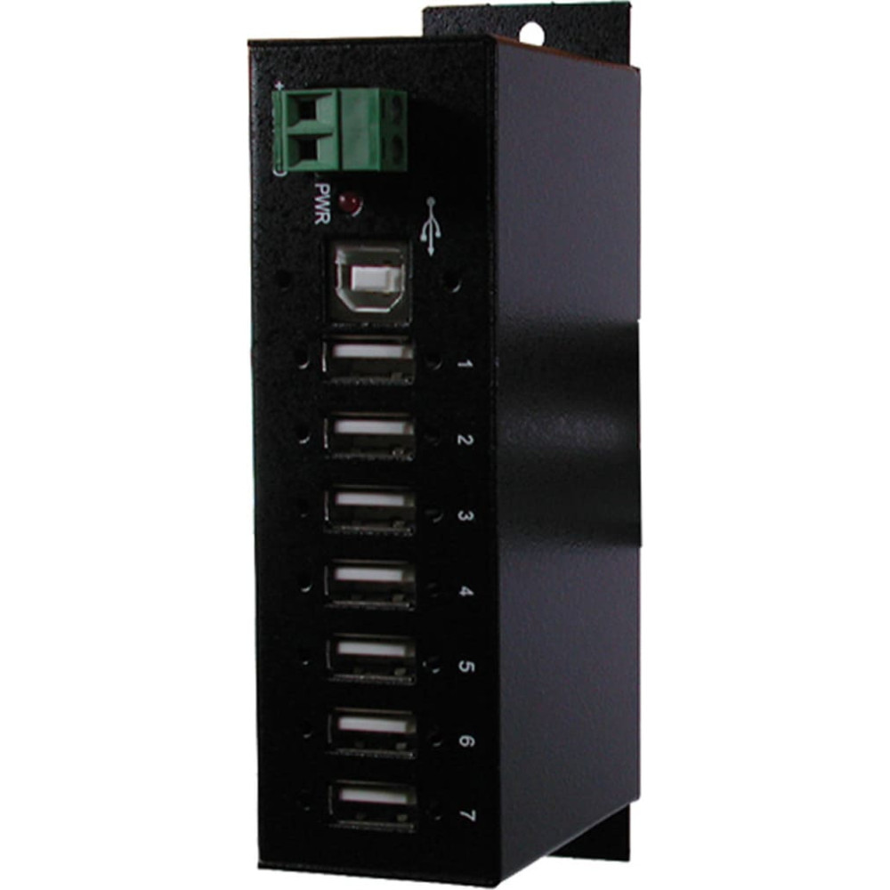 Exsys EX-1177HMVS 7 Port USB 2.0 HUB mit 350W Surge Protection Metallgeh&auml;use