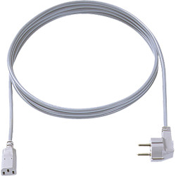 Bachmann Zuleitung H05VV-F 3G 1,5 mm&sup2;, CEE7/7 / C13, grau, 1 m