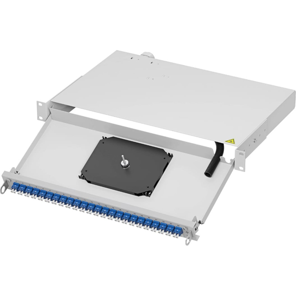Teleg&auml;rtner Karl G&auml;rtner  Teleg&auml;rtner PROFI V LWL-Panel, Kupplgn Pigtails, 24xE2000, gr&uuml;n, OS2 APC, Grade B