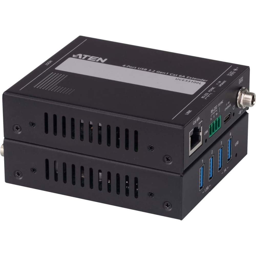 Aten UCE33100 4-Port USB3.2 Gen1 Cat 6A Extender bis zu 100m