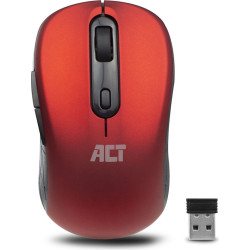 ACT WIRELESS MOUSE 1000/1600DPI RD