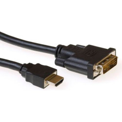 ACT HDMI A - DVI D SL M/M    3.00M