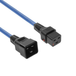 ACT POWERCORD C19 LOCK-C20 BU 3.0M