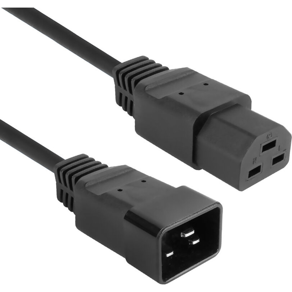 ACT POWERCORD C20 - C21 BK 1.50M