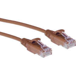 ACT CAT6 U/UTP SLIMLINE BN 10.00M
