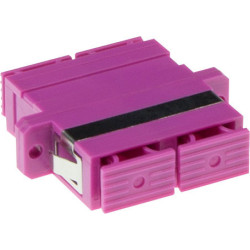 ACT SC DUPLEX ADAPTER OM4 VIOLET