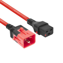 ACT POWERCORD C19L-C20DL RD 1.0M