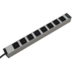 Plenty PDU 16AMP 8X C13 LOCKABLE