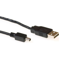 ACT USB 2.0 A -MINI B M/M    1.80M