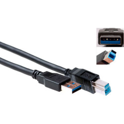ACT USB3.0 A MALE-B MALE     1.00M
