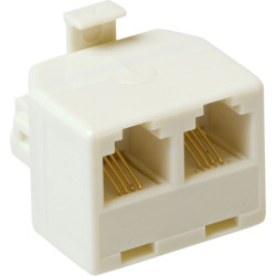 ACT RJ12 T-ADAPTER 1XMALE-2XFEMALE