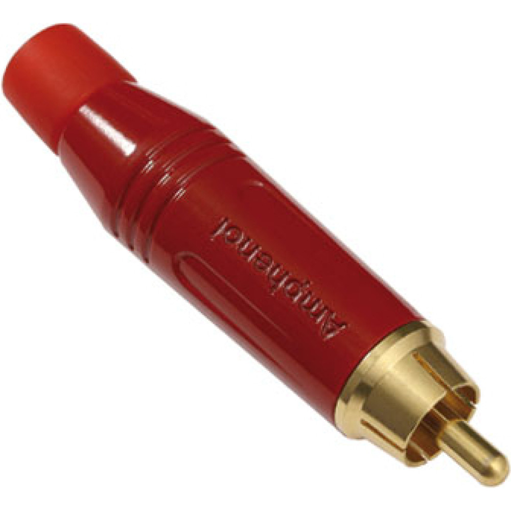 Amphenol RCA MALE PLUG RED