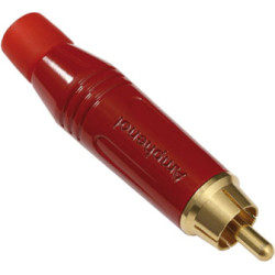 Amphenol RCA MALE PLUG RED
