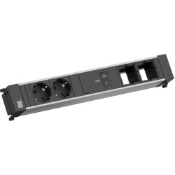 Bachmann POWER FRAME 2xCEE7/3, 1xUSB C/C 100W 2xCM L=0.2m