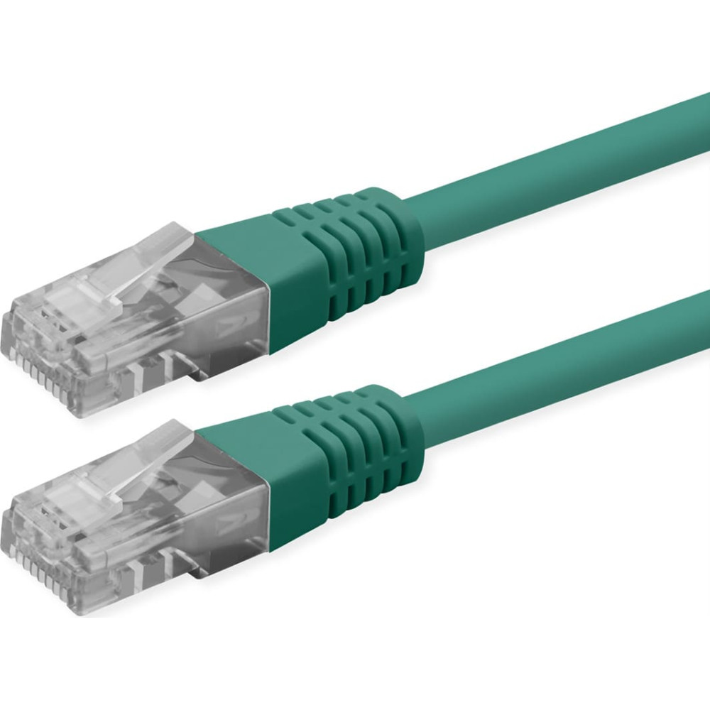 Roline UTP Patch Cord, Cat.6 (Class E), PoE, green, 0.5 m