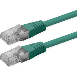Roline UTP Patch Cord, Cat.6 (Class E), PoE, green, 0.5 m