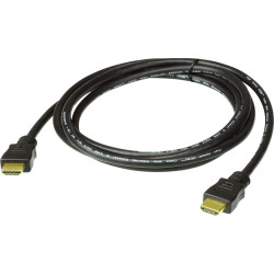 Aten 2L-7D02H-1 High Speed True 4K HDMI Cable with Ethernet, black, 2 m