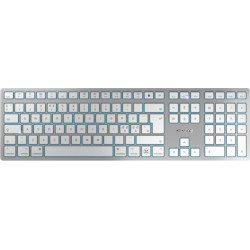 Cherry KW 9100 SLIM FOR MAC keyboard USB + Bluetooth QWERTY English Silver