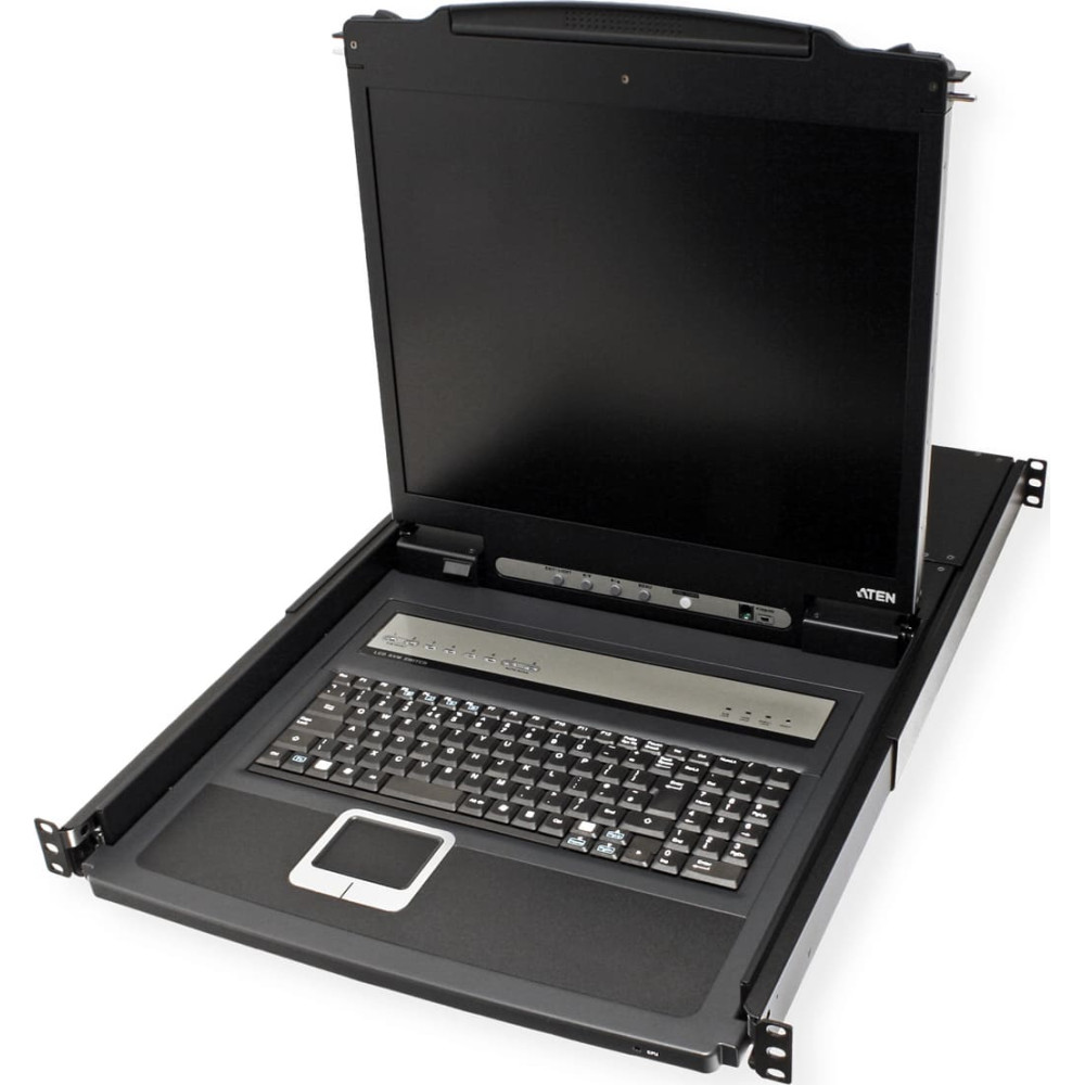 Aten CL1308N KVM-Switch, 48cm TFT, VGA, PS/2-USB, 8 Port, UK-Layout