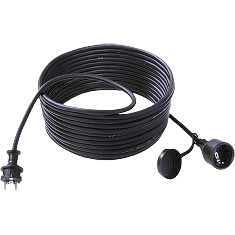 Bachmann Extension 3G2.5mm&sup2; black, 1m, H07RN-F rubber/neoprene earthing contact, black, 10 m