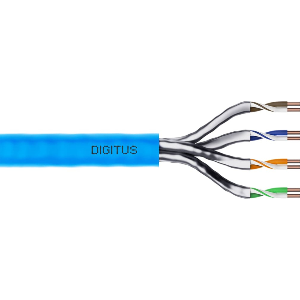 Digitus CAT 6A U/FTP data cable - installation cable, 500 m, simplex, Dca