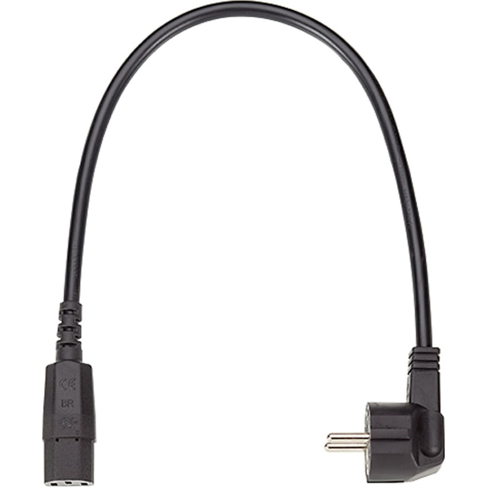 Bachmann Zuleitung H05VV-F 3G1,5,sw, L:1,5, CEE7/7 / C13