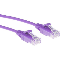 ACT CAT6 U/UTP SLIMLINE PL 1.00M