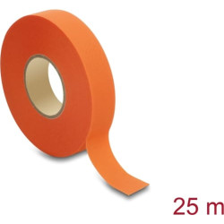 Delock Cloth Adhesive Tape 25 m x 19 mm untearable self-adhesive orange