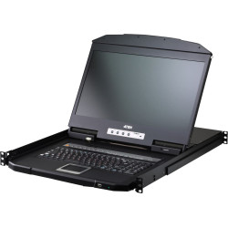Aten CL3716iNW D 16-Port USB HDMI LCD KVM Konsole, DE-Layout