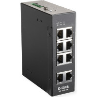 D-Link DIS-100E-8W Industrial Switch 8-Port Unmanaged Layer2 Fast Ethernet