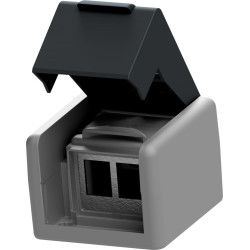 Easylan preLink / fixLink Surface-mounted housing grey