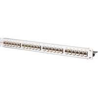 Metz Connect E-DAT modul 24x8(8) 1RU patch panel Cat.6A, Stainless steel