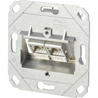 Metz Connect C6Amodul 2 Port 180°M UP0-Dose, reinweiß RAL9010