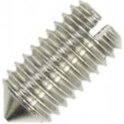 Schroff Grub Screw, Steel Nickel Plated, M2.5 x 8