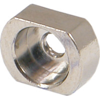 Schroff Sleeves for M2.5, Brass Nickel Plated, 100 pieces
