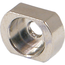 Schroff Sleeves for M2.5, Brass Nickel Plated, 100 pieces