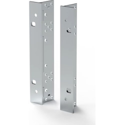 Schroff EuropacPRO 19" Bracket for Textile Gasket, Type F, Handle Holes, 4 U