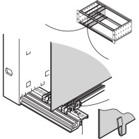 Schroff EuropacPRO Divider Plate, 3 U, 160 mm