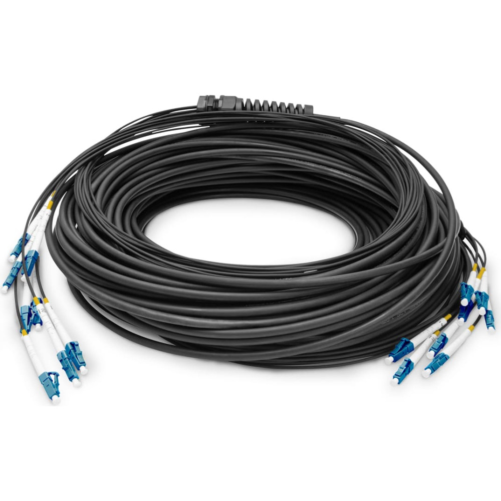 Digitus Pre-assembled Fiberglass Universal Breakout Cable, Single Mode OS2, 8 Fibers, LC/UPC - LC/UPC