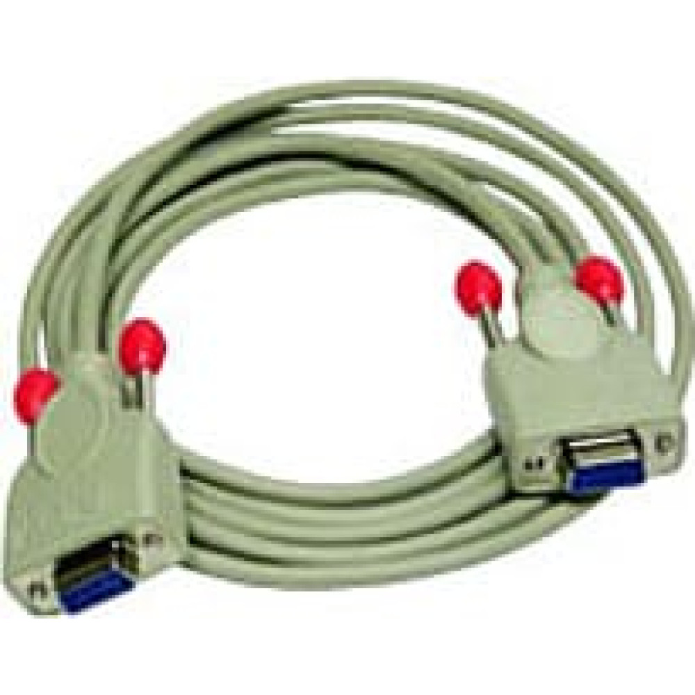 Lindy Null modem cable 9-pin coupling/coupling 5m