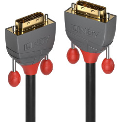 Lindy 1m DVI-D Dual Link Cable, Anthra Line